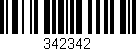 Código de barras (EAN, GTIN, SKU, ISBN): '342342'