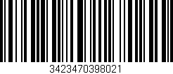 Código de barras (EAN, GTIN, SKU, ISBN): '3423470398021'