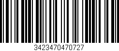 Código de barras (EAN, GTIN, SKU, ISBN): '3423470470727'