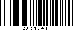 Código de barras (EAN, GTIN, SKU, ISBN): '3423470475999'