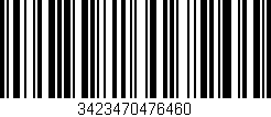Código de barras (EAN, GTIN, SKU, ISBN): '3423470476460'