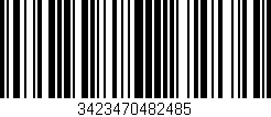 Código de barras (EAN, GTIN, SKU, ISBN): '3423470482485'