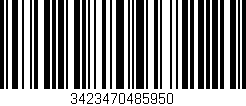 Código de barras (EAN, GTIN, SKU, ISBN): '3423470485950'
