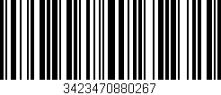 Código de barras (EAN, GTIN, SKU, ISBN): '3423470880267'