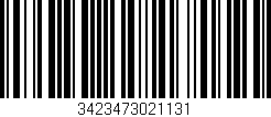 Código de barras (EAN, GTIN, SKU, ISBN): '3423473021131'