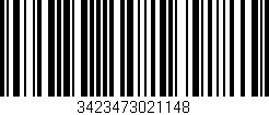 Código de barras (EAN, GTIN, SKU, ISBN): '3423473021148'