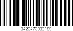 Código de barras (EAN, GTIN, SKU, ISBN): '3423473032199'