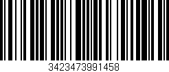 Código de barras (EAN, GTIN, SKU, ISBN): '3423473991458'