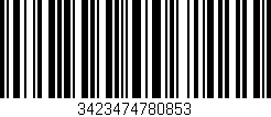 Código de barras (EAN, GTIN, SKU, ISBN): '3423474780853'