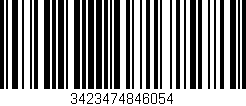 Código de barras (EAN, GTIN, SKU, ISBN): '3423474846054'