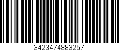 Código de barras (EAN, GTIN, SKU, ISBN): '3423474883257'