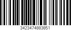 Código de barras (EAN, GTIN, SKU, ISBN): '3423474883851'