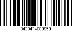 Código de barras (EAN, GTIN, SKU, ISBN): '3423474883950'