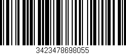Código de barras (EAN, GTIN, SKU, ISBN): '3423478698055'