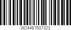 Código de barras (EAN, GTIN, SKU, ISBN): '3424461507323'