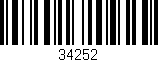 Código de barras (EAN, GTIN, SKU, ISBN): '34252'