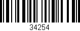 Código de barras (EAN, GTIN, SKU, ISBN): '34254'