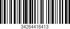 Código de barras (EAN, GTIN, SKU, ISBN): '34264416413'