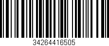 Código de barras (EAN, GTIN, SKU, ISBN): '34264416505'