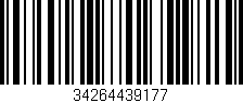 Código de barras (EAN, GTIN, SKU, ISBN): '34264439177'