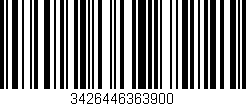 Código de barras (EAN, GTIN, SKU, ISBN): '3426446363900'