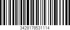 Código de barras (EAN, GTIN, SKU, ISBN): '3428178531114'