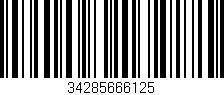 Código de barras (EAN, GTIN, SKU, ISBN): '34285666125'