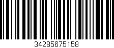 Código de barras (EAN, GTIN, SKU, ISBN): '34285675158'