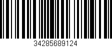 Código de barras (EAN, GTIN, SKU, ISBN): '34285689124'