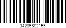 Código de barras (EAN, GTIN, SKU, ISBN): '34285692155'