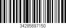 Código de barras (EAN, GTIN, SKU, ISBN): '34285697150'