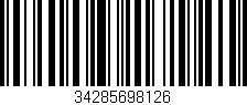 Código de barras (EAN, GTIN, SKU, ISBN): '34285698126'