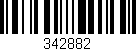 Código de barras (EAN, GTIN, SKU, ISBN): '342882'