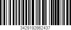 Código de barras (EAN, GTIN, SKU, ISBN): '3429192862437'