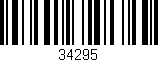 Código de barras (EAN, GTIN, SKU, ISBN): '34295'