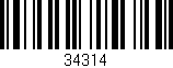 Código de barras (EAN, GTIN, SKU, ISBN): '34314'