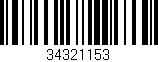 Código de barras (EAN, GTIN, SKU, ISBN): '34321153'