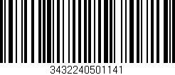 Código de barras (EAN, GTIN, SKU, ISBN): '3432240501141'