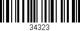 Código de barras (EAN, GTIN, SKU, ISBN): '34323'