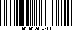 Código de barras (EAN, GTIN, SKU, ISBN): '3433422404618'