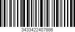 Código de barras (EAN, GTIN, SKU, ISBN): '3433422407886'