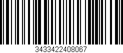 Código de barras (EAN, GTIN, SKU, ISBN): '3433422408067'