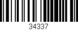Código de barras (EAN, GTIN, SKU, ISBN): '34337'