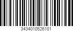 Código de barras (EAN, GTIN, SKU, ISBN): '3434010526101'