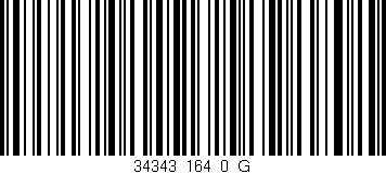 Código de barras (EAN, GTIN, SKU, ISBN): '34343_164_0_G'