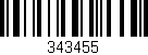 Código de barras (EAN, GTIN, SKU, ISBN): '343455'