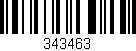 Código de barras (EAN, GTIN, SKU, ISBN): '343463'