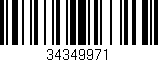 Código de barras (EAN, GTIN, SKU, ISBN): '34349971'