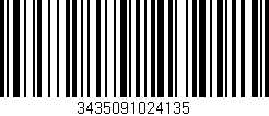 Código de barras (EAN, GTIN, SKU, ISBN): '3435091024135'