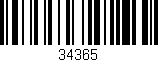 Código de barras (EAN, GTIN, SKU, ISBN): '34365'